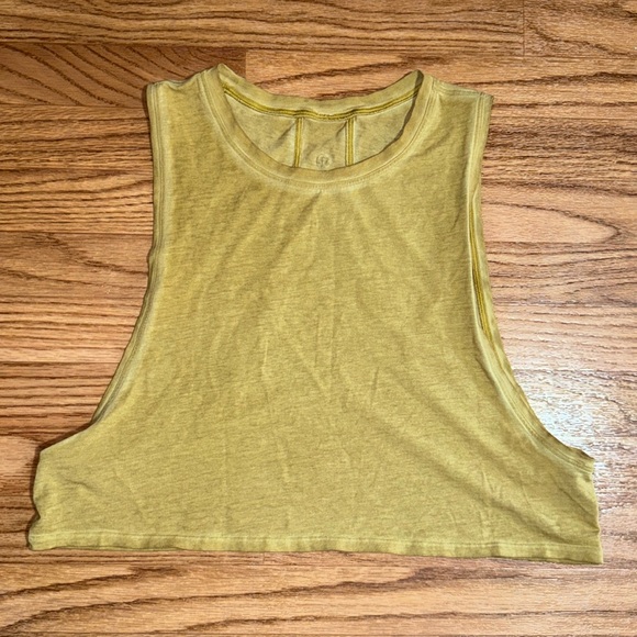 Lululemon Muscle Love Crop Tank *Fade Washed Grape Leaf NO SIZE Workout Top Gym - Picture 1 of 5